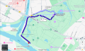 Mapka dojścia z przystani ZOO na pokazy fontanny multimedialnej - Wrocław Atrakcje