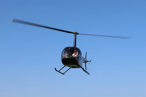 Lot helikopterem na festyn i dożynki